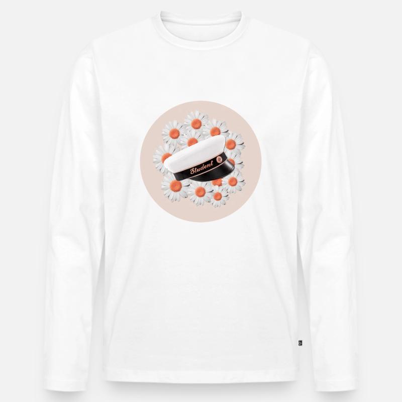 Abschlussfeier 2024 Abiturfeier - Männer Premium Bio Langarmshirt - Weiß