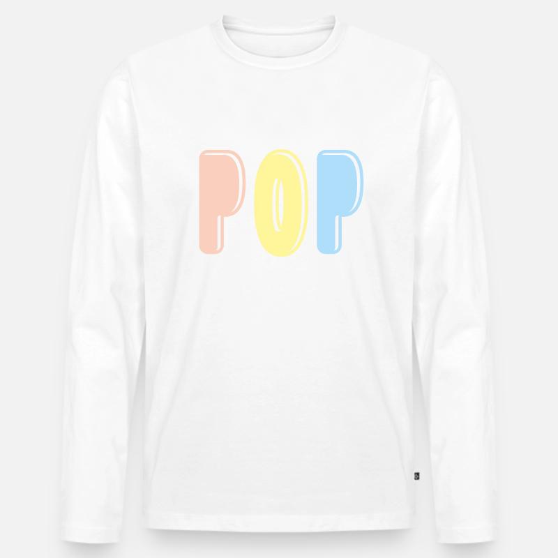 Pop - Männer Premium Bio Langarmshirt - undefined
