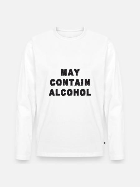 toast - Men's Premium Organic Long Sleeve Shirt - white