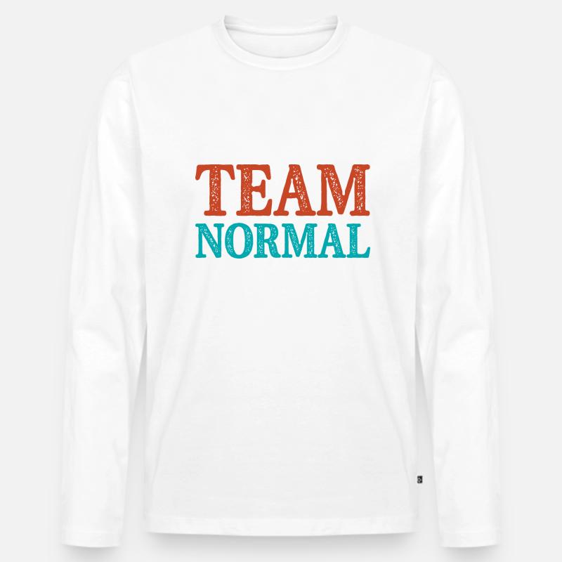 Team Normal - Männer Premium Bio Langarmshirt - undefined