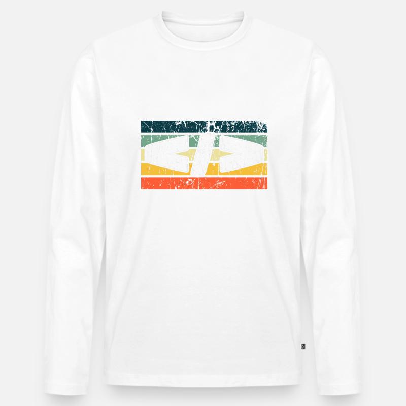 Retro Web Developer Programmer Coding - Männer Premium Bio Langarmshirt - undefined
