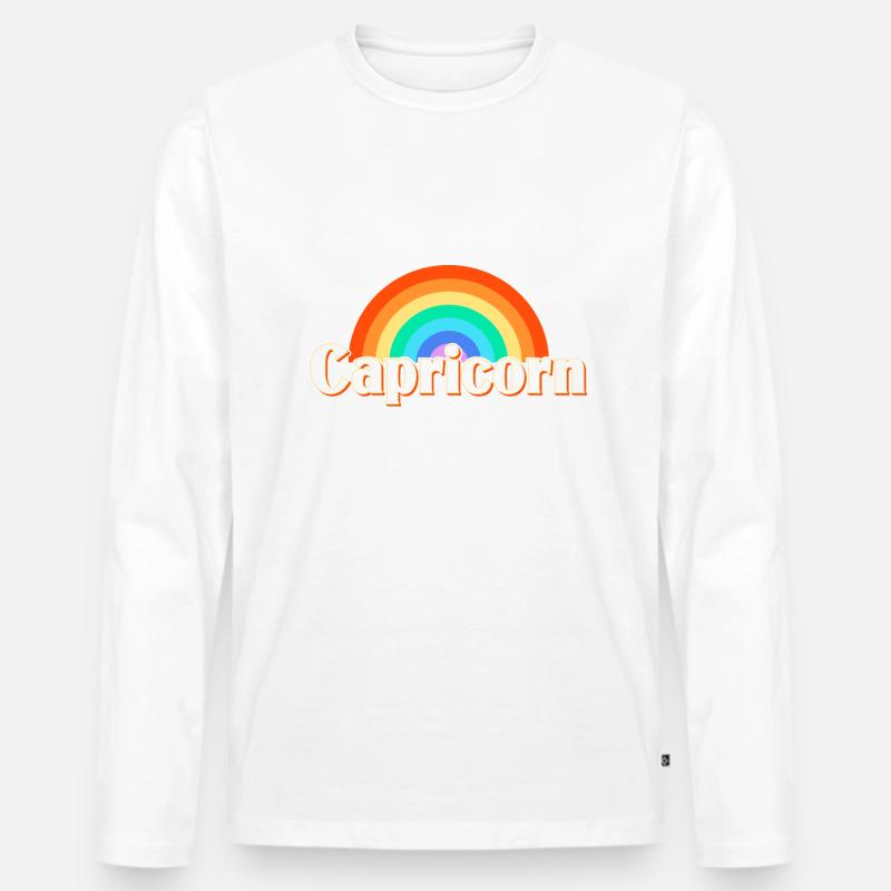 Sternzeichen Steinbock - Männer Premium Bio Langarmshirt - undefined