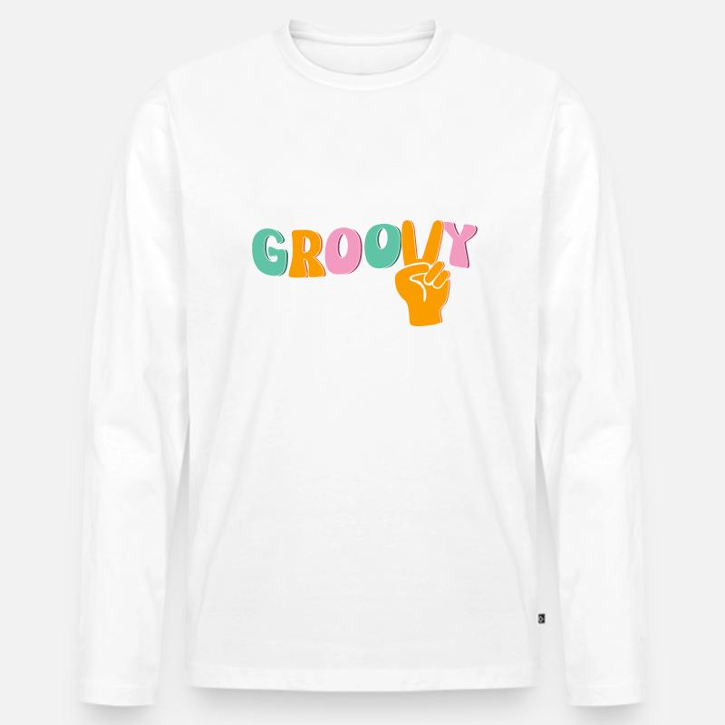 Groovy - Männer Premium Bio Langarmshirt - undefined