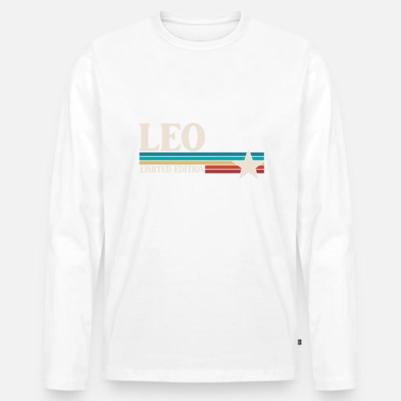 Sternzeichen Löwe - Männer Premium Bio Langarmshirt - undefined