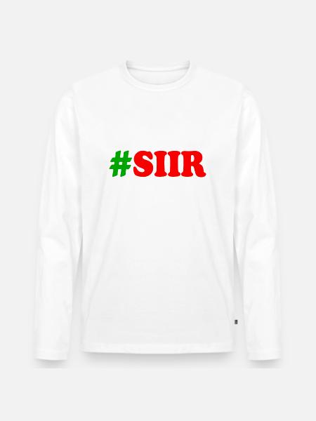 Siir sir - Men's Premium Organic Long Sleeve Shirt - white