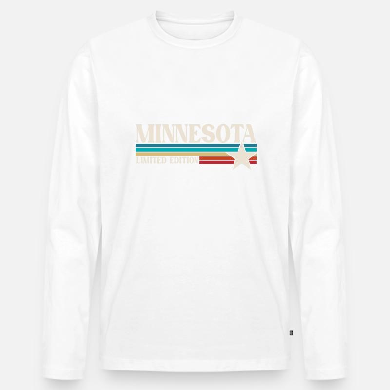 Minnesota - Männer Premium Bio Langarmshirt - undefined