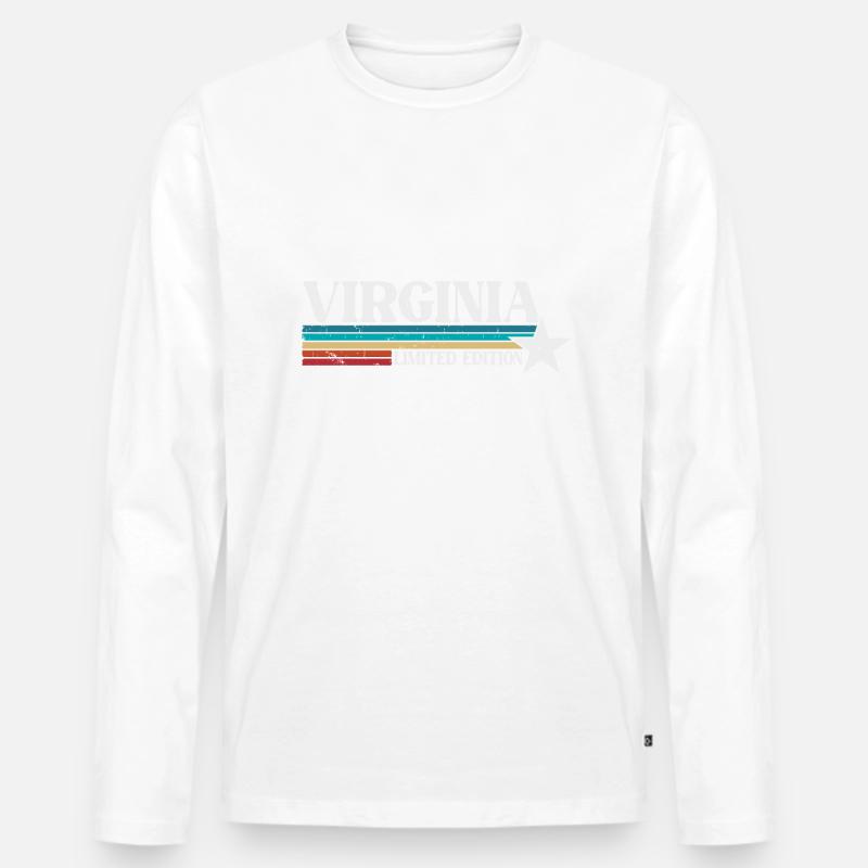 Virginia - Männer Premium Bio Langarmshirt - undefined