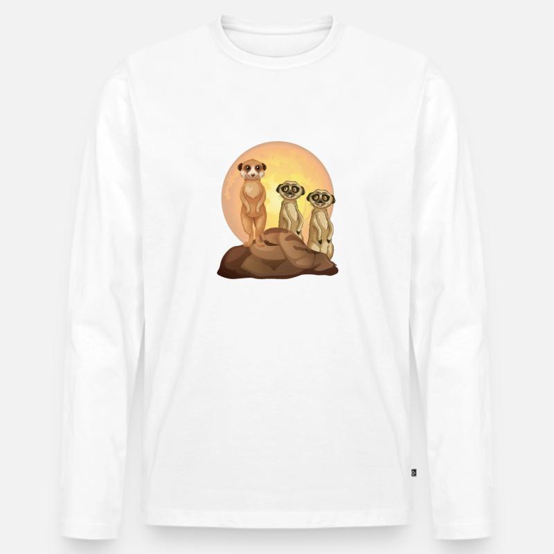 ERDMÄNNCHEN GRUPPE - Männer Premium Bio Langarmshirt - undefined