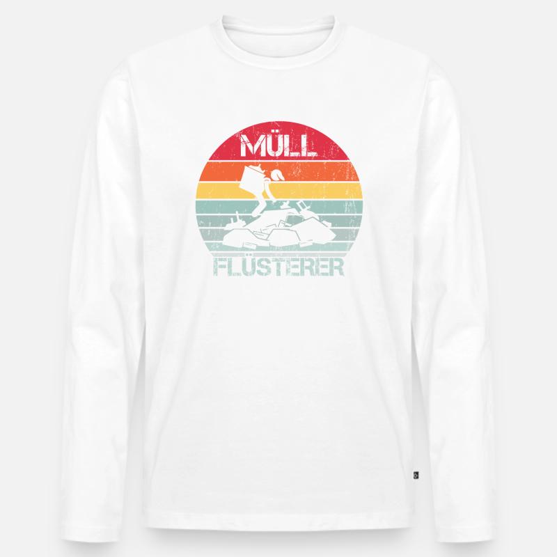 MÜLL FLÜSTERER - Männer Premium Bio Langarmshirt - undefined