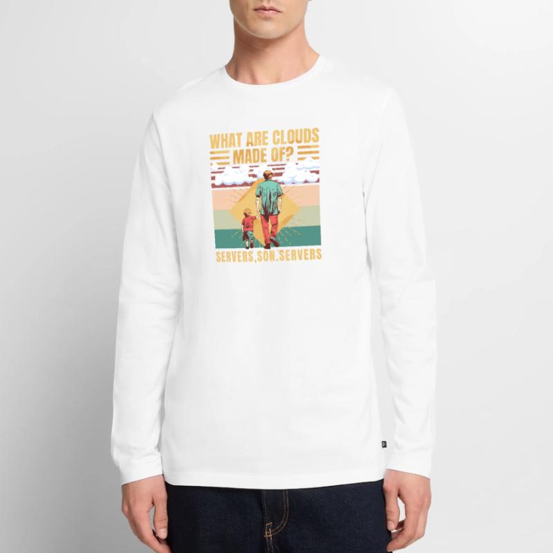 Funny Programmer Software Developer Computer Männer Premium Bio Langarmshirt