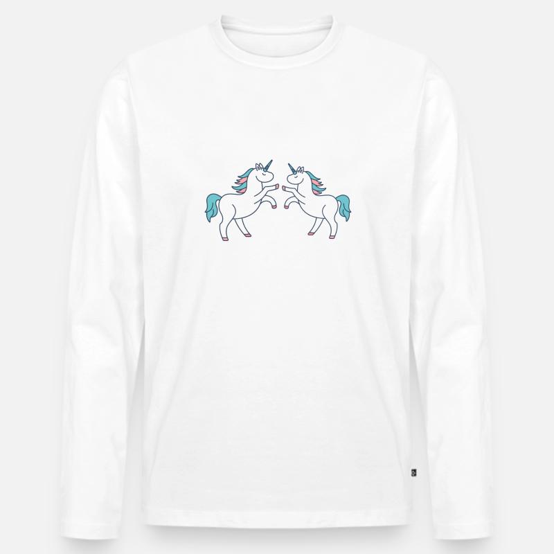 Beste Freunde - Männer Premium Bio Langarmshirt - undefined