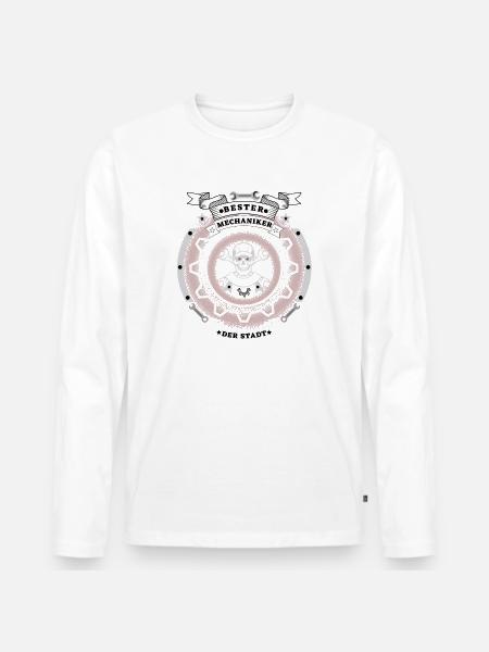 bester Mechaniker der Stadt - Männer Premium Bio Langarmshirt - 