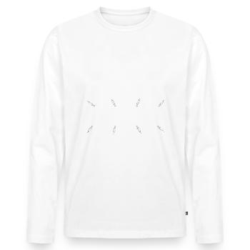 Médecins Coloscope Endoscopie Super Cadeau - T-shirt manches longues Premium bio Homme - blanc - Devant - Nico (187cm)