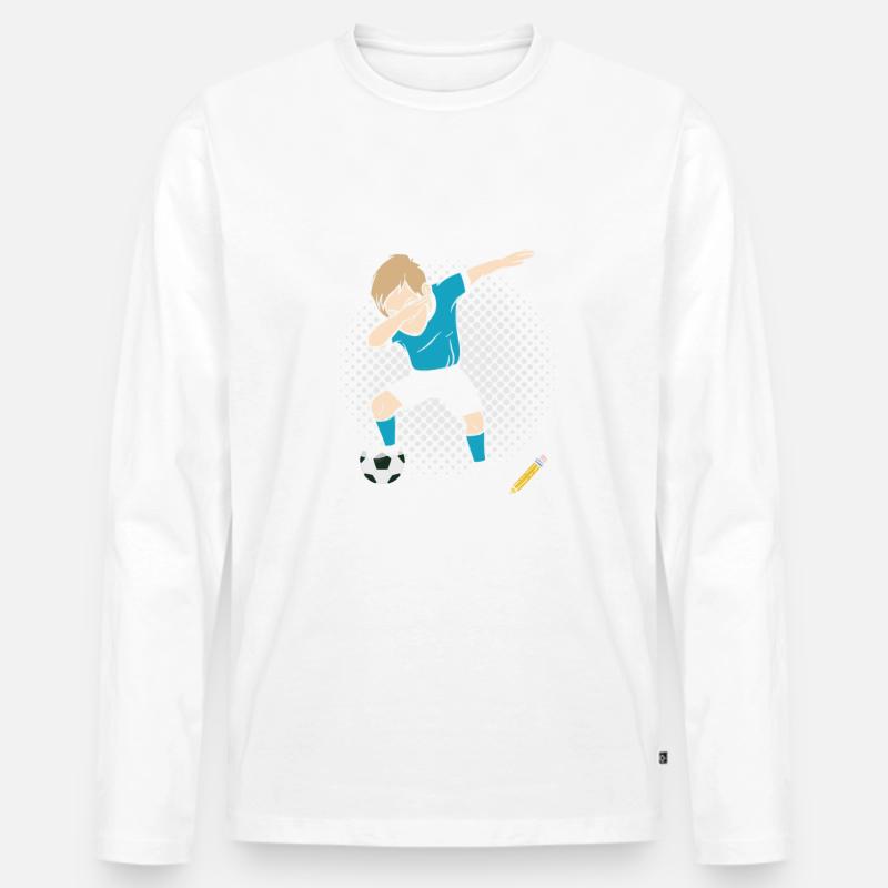 Schulkind 2023 - Männer Premium Bio Langarmshirt - Weiß