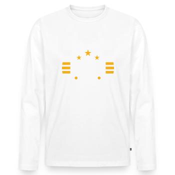 Si tu n'as pas de Laurent ta vie - Cadeau Laurent - T-shirt manches longues Premium bio Homme - blanc - Devant - Nico (187cm)