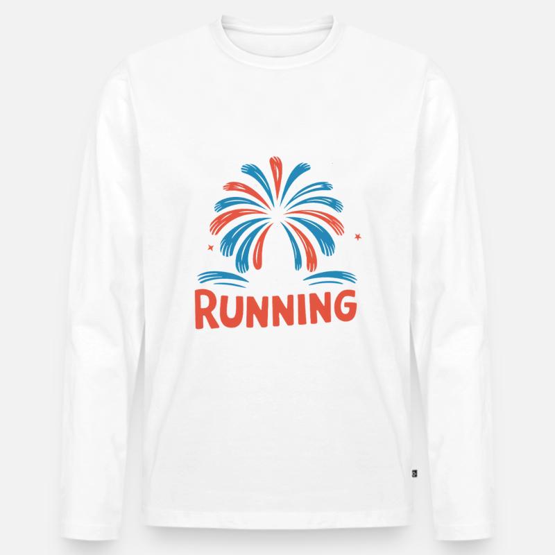 Pyrotechniker Feuerwerk Pyrotechnik - Männer Premium Bio Langarmshirt - Weiß