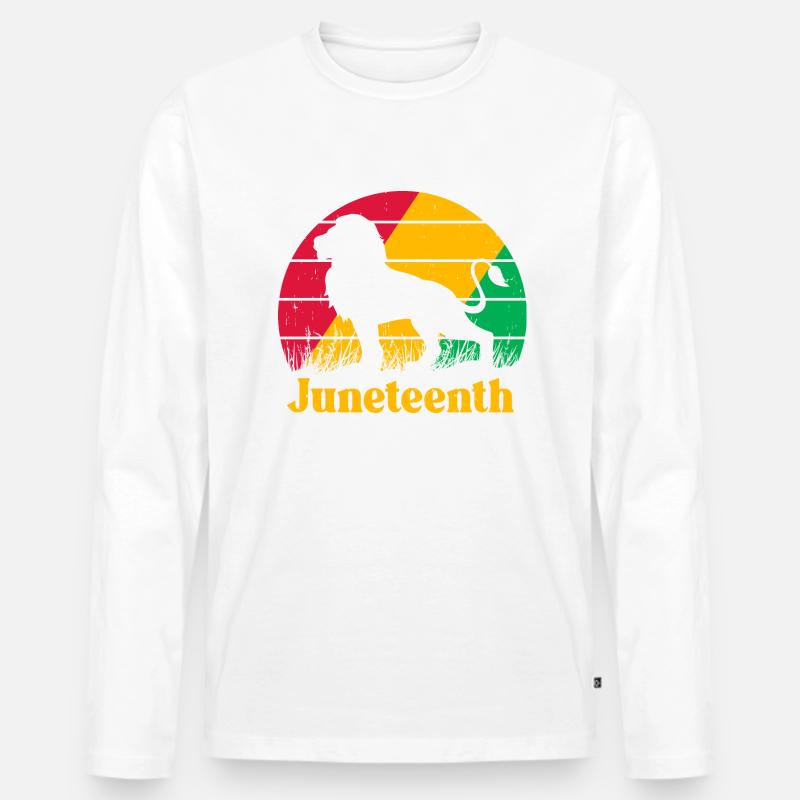 Juneteenth - Männer Premium Bio Langarmshirt - undefined
