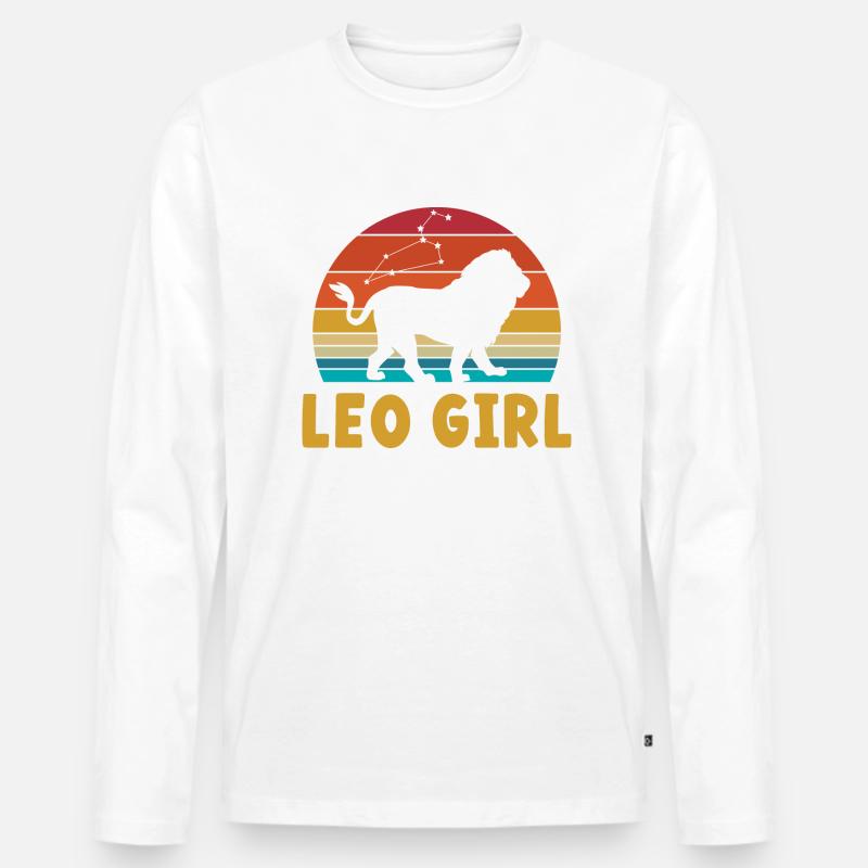Sternzeichen Löwe - Männer Premium Bio Langarmshirt - undefined