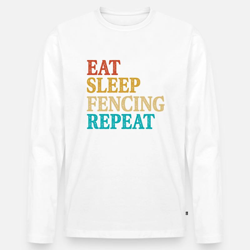 Fechten - Männer Premium Bio Langarmshirt - undefined