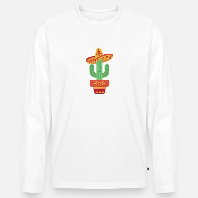 Nacho Average Accountant - Männer Premium Bio Langarmshirt - undefined