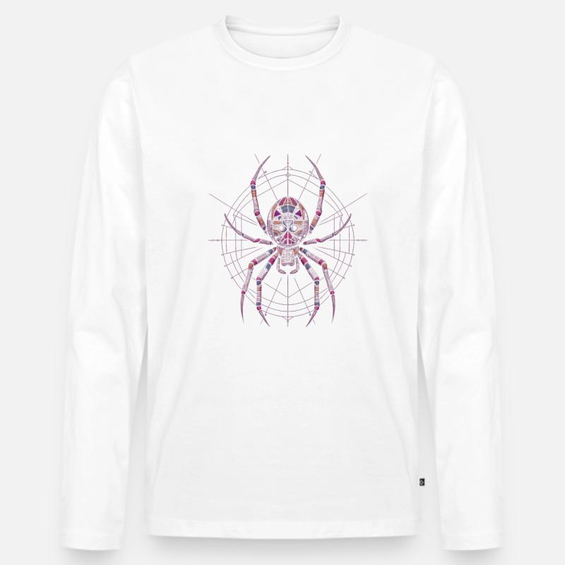 Spinne - Männer Premium Bio Langarmshirt - undefined
