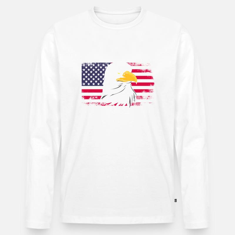 Baltimore - Männer Premium Bio Langarmshirt - undefined