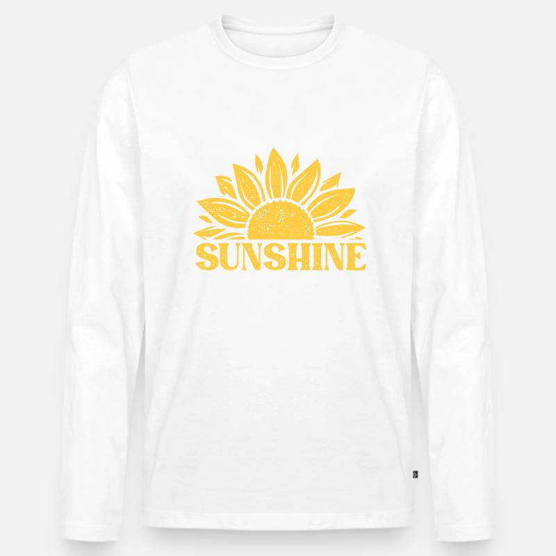 Sunshine Retro - Männer Premium Bio Langarmshirt - undefined