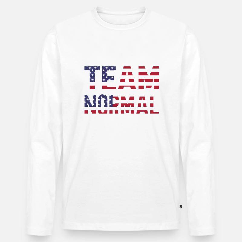 Team Normal - Männer Premium Bio Langarmshirt - undefined