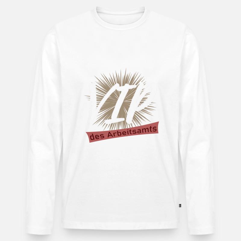 Arbeitsamt - Männer Premium Bio Langarmshirt - undefined