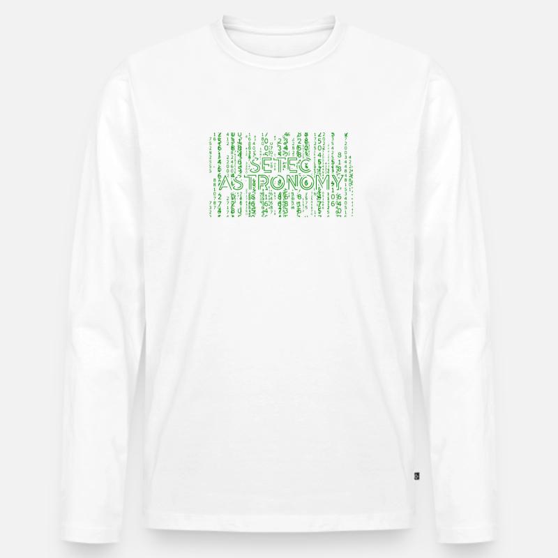 Setec Astronomy - Computerprogrammierung Codierung - Männer Premium Bio Langarmshirt - Weiß