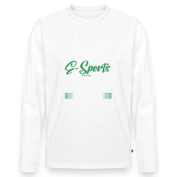 It's Okay If You Don't Like e sports gaming - Männer Premium Bio Langarmshirt - Weiß - Vorne - Nico (187cm)