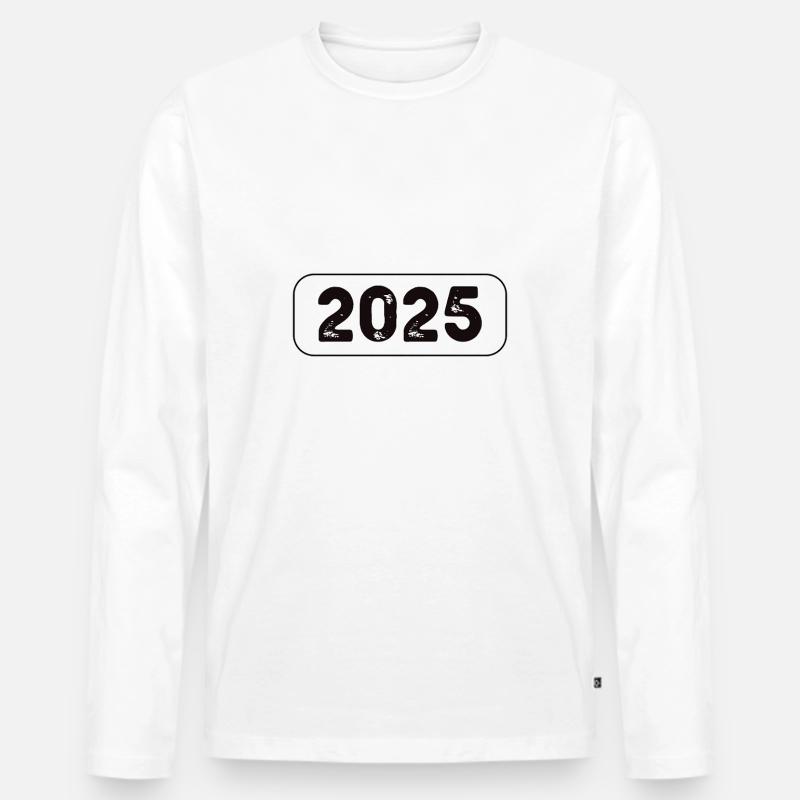 Retired Physical therapist 2025 - Männer Premium Bio Langarmshirt - Weiß