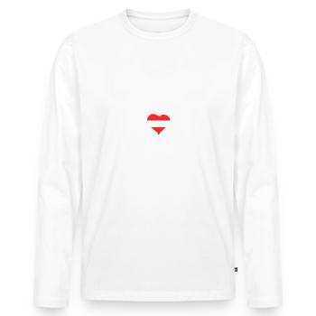 Austria - Austria - Men's Premium Organic Long Sleeve Shirt - white - Front - Nico (187cm)