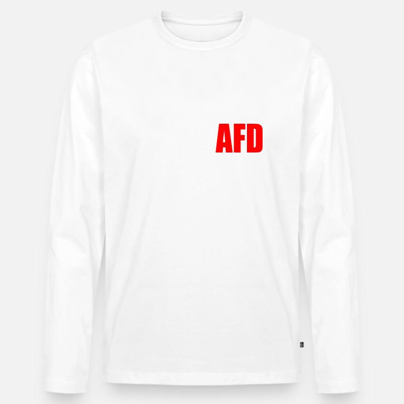 ekelhafd - Männer Premium Bio Langarmshirt - Weiß