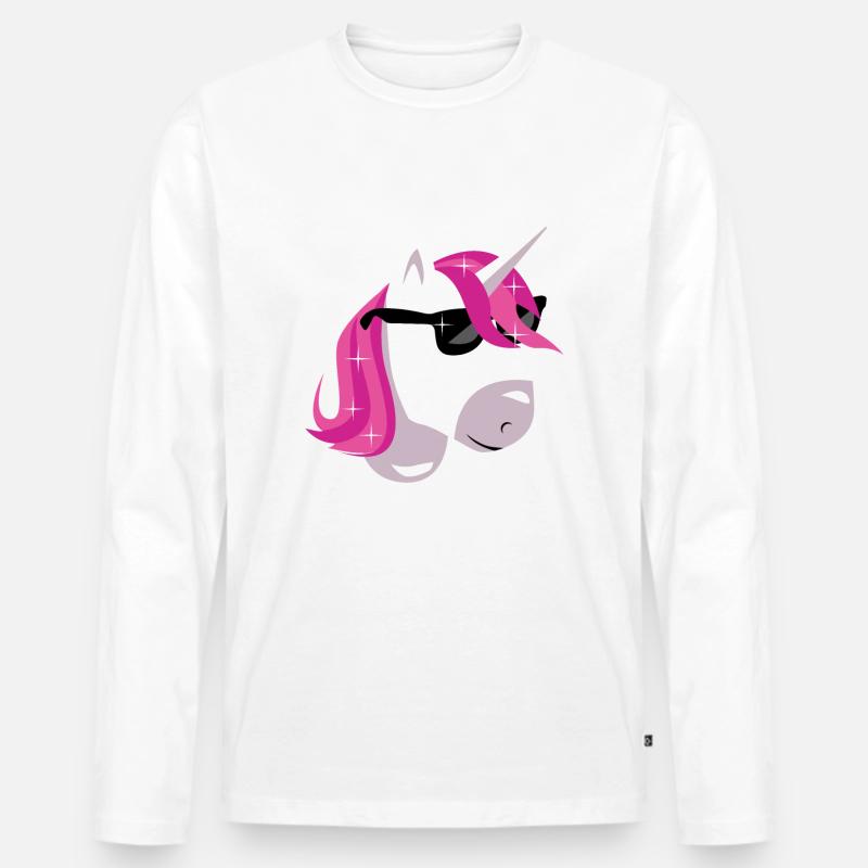 Einhorn - Männer Premium Bio Langarmshirt - undefined