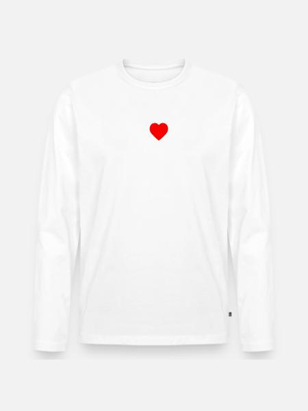 I love mami - Men's Premium Organic Long Sleeve Shirt - white