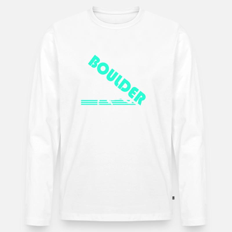 bouldern - Männer Premium Bio Langarmshirt - undefined