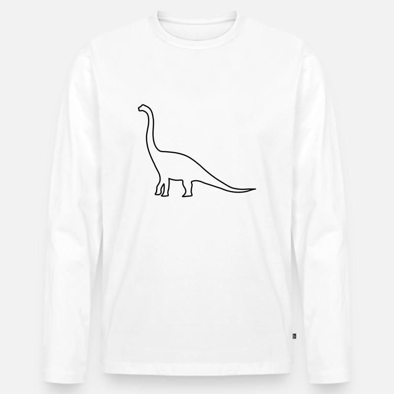 Dinosaurier - Männer Premium Bio Langarmshirt - undefined