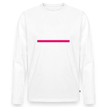End Racism - Männer Premium Bio Langarmshirt - Weiß - Vorne - Nico (187cm)
