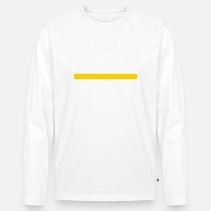 Cool boy - Männer Premium Bio Langarmshirt - Weiß