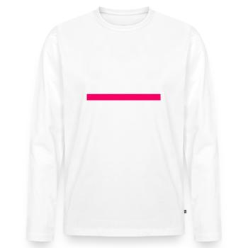 Free Hugs - Männer Premium Bio Langarmshirt - Weiß - Vorne - Nico (187cm)
