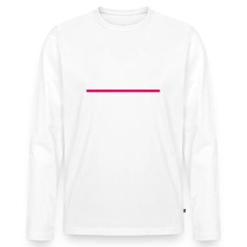 Change is coming - Männer Premium Bio Langarmshirt - Weiß - Vorne - Nico (187cm)