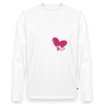 weltbeste Kollegin - Männer Premium Bio Langarmshirt - Weiß - Vorne - Nico (187cm)