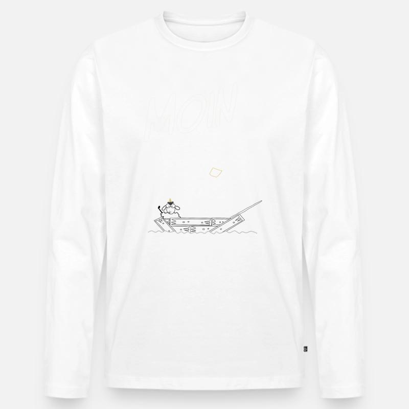 Moin - Männer Premium Bio Langarmshirt - undefined