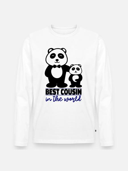 best cousin - Men's Premium Organic Long Sleeve Shirt - white