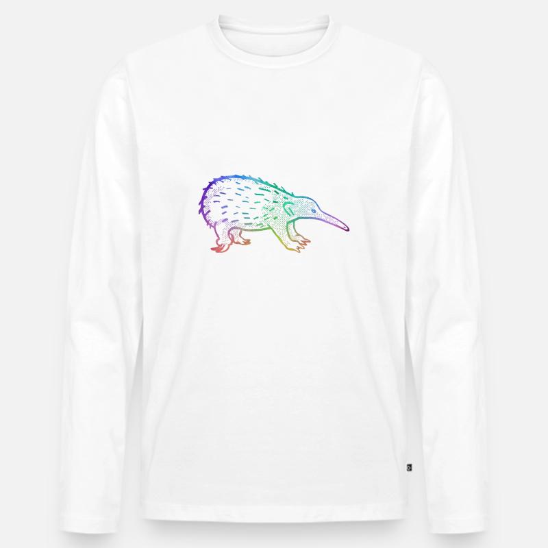 Kurzschnabeligel Australien - Männer Premium Bio Langarmshirt - Weiß