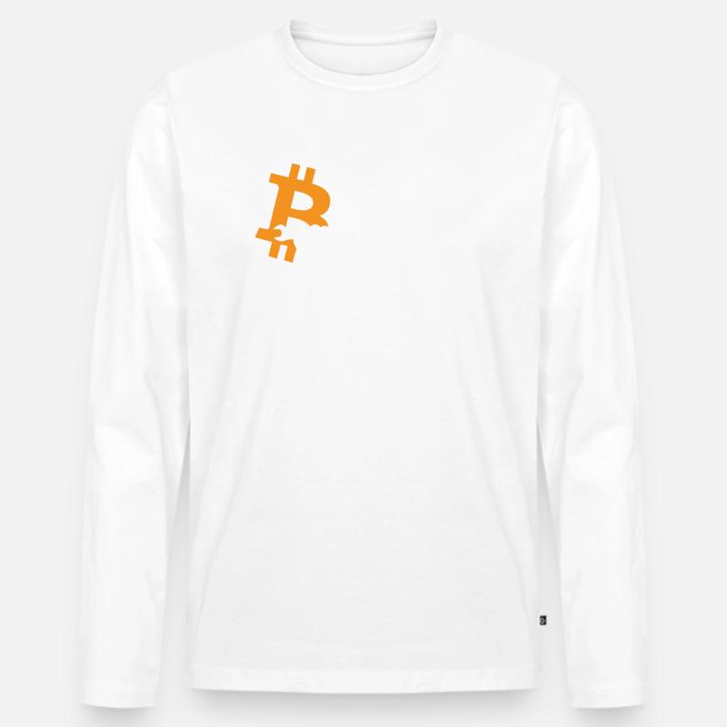 bitcoin fixes this - dark - Männer Premium Bio Langarmshirt - undefined