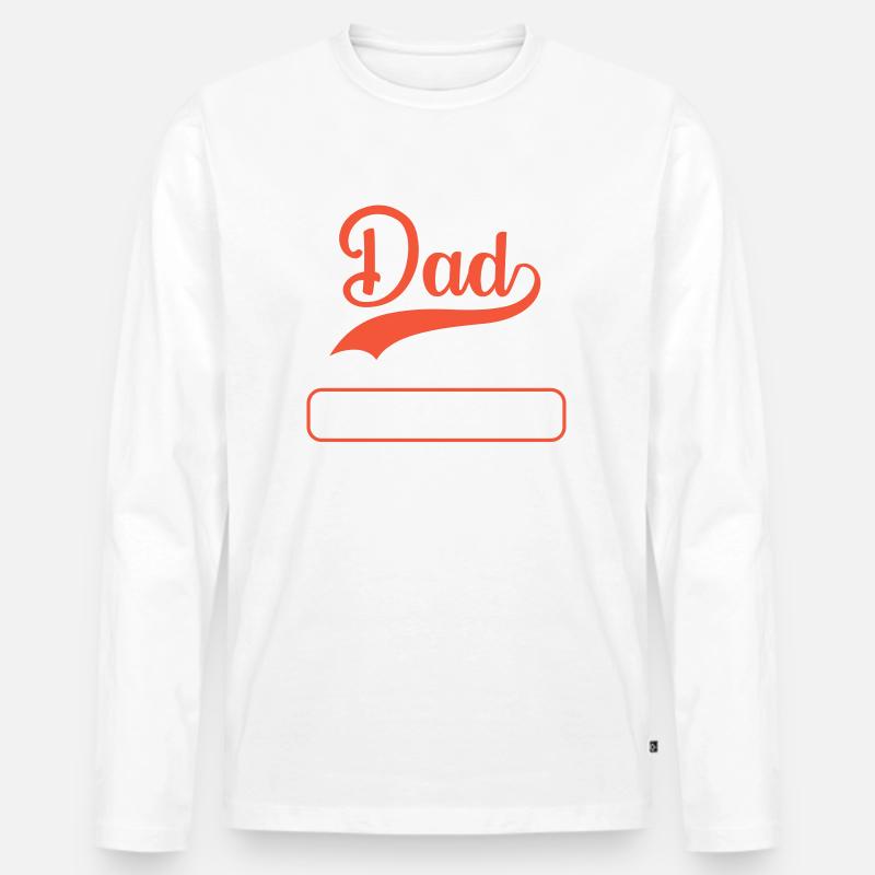 Dad Loading Design - Männer Premium Bio Langarmshirt - undefined