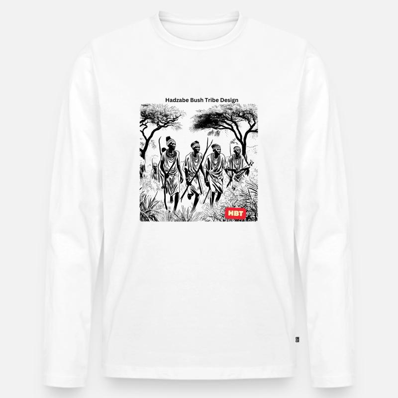 LGBT 4 - Männer Premium Bio Langarmshirt - Weiß