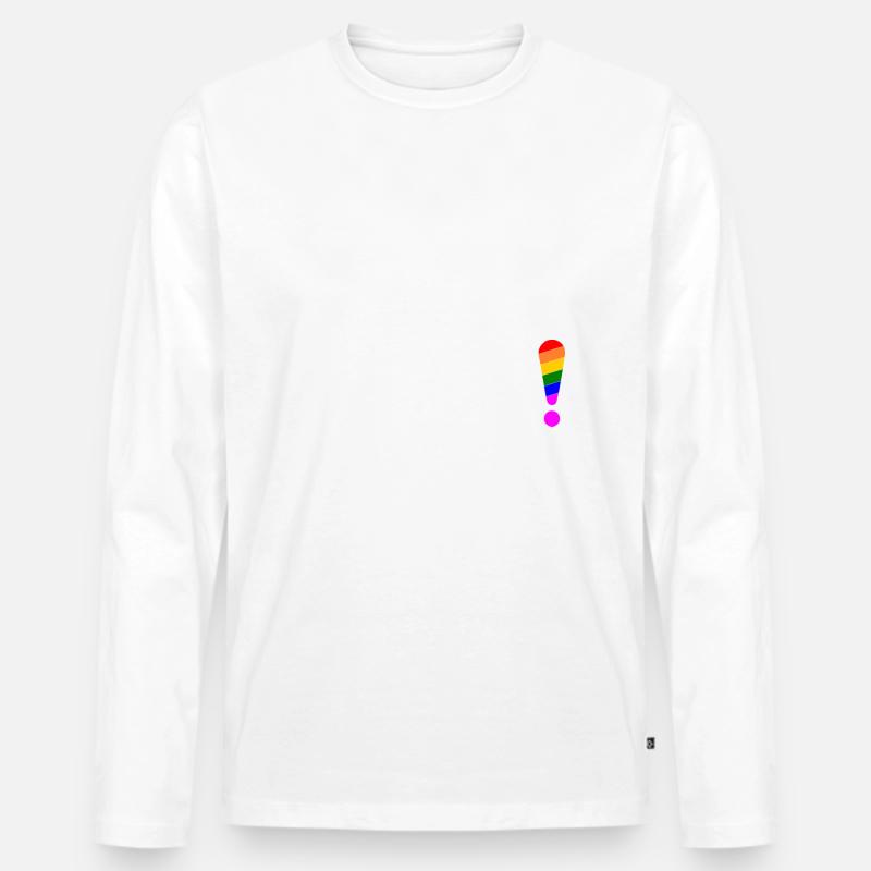 Iran ist queer - Männer Premium Bio Langarmshirt - Weiß